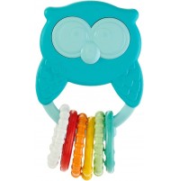 Chicco Gioco Gufo Trillino delle Attività Eco+, Realizzato in Plastica Riciclata e Bioplastica Proveniente da Fonti Vegetali, Made in Italy, Età 3-18 Mesi, Blu